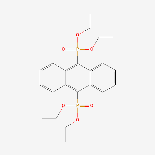 9,10-bis(diethoxyphosphoryl)anthracene (CAS: 1017789-46-6) - Chemical Structure and Molecular Formula 