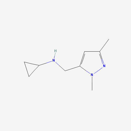 N-[(2,5-dimethylpyrazol-3-yl)methyl]cyclopropanamine (CAS: 1250718-90-1) - Related Chemical Product