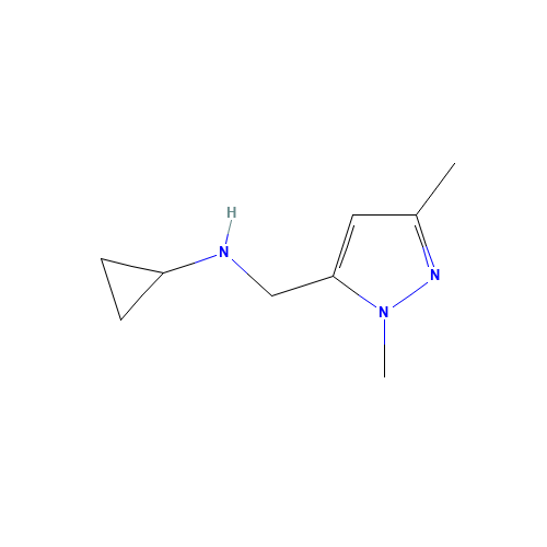 N-[(2,5-dimethylpyrazol-3-yl)methyl]cyclopropanamine (CAS: 1250718-90-1) - Related Chemical Product