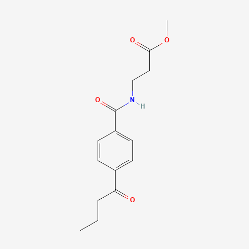 methyl 3-[(4-butanoylbenzoyl)amino]propanoate (CAS: 1383803-08-4) - Related Chemical Product