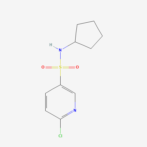 6-chloro-N-cyclopentylpyridine-3-sulfonamide (CAS: 923230-05-1) - Related Chemical Product