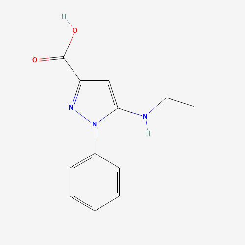 5-(ethylamino)-1-phenylpyrazole-3-carboxylic acid (CAS: 1409976-74-4) - Related Chemical Product