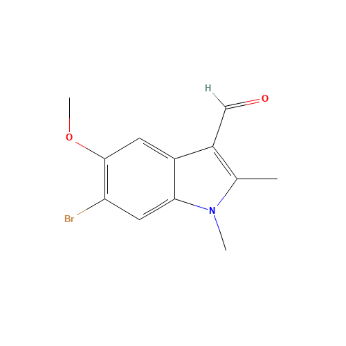 6-bromo-5-methoxy-1,2-dimethylindole-3-carbaldehyde (CAS: 111083-32-0) - Related Chemical Product