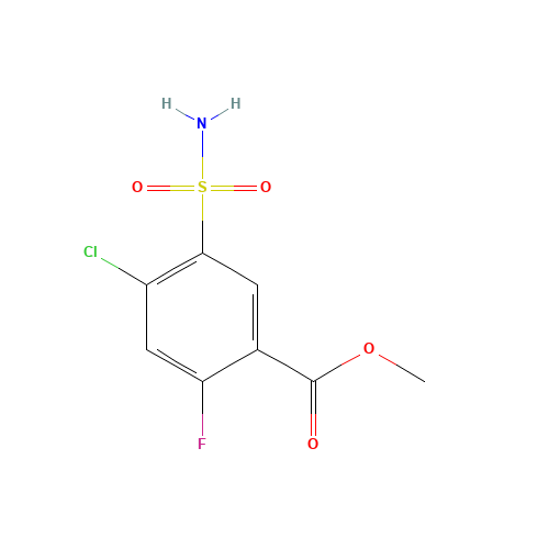 methyl 4-chloro-2-fluoro-5-sulfamoylbenzoate (CAS: 4793-28-6) - Related Chemical Product