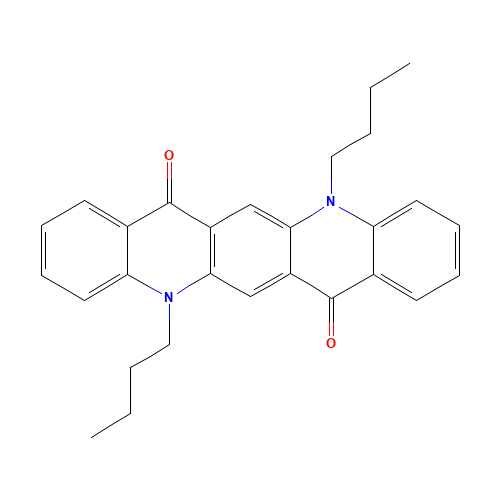 5,12-dibutylquinolino[2,3-b]acridine-7,14-dione (CAS: 99762-80-8) - Related Chemical Product