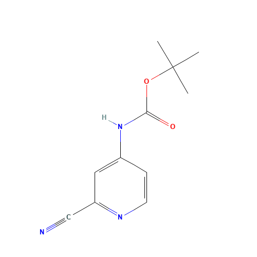 tert-butyl N-(2-cyanopyridin-4-yl)carbamate (CAS: 262295-94-3) - Related Chemical Product