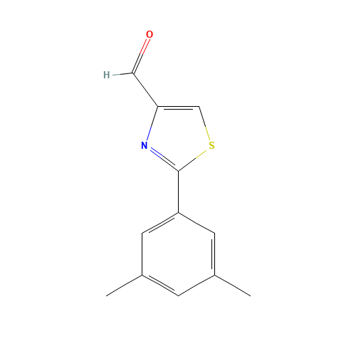2-(3,5-dimethylphenyl)-1,3-thiazole-4-carbaldehyde (CAS: 885278-96-6) - Related Chemical Product