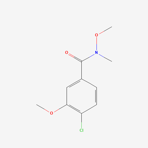 4-chloro-N,3-dimethoxy-N-methylbenzamide (CAS: 342435-00-1) - Related Chemical Product