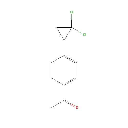 1-[4-(2,2-dichlorocyclopropyl)phenyl]ethanone (CAS: 40641-93-8) - Related Chemical Product