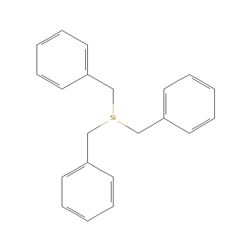 tribenzylsilicon (CAS: 1747-92-8) - Chemical Structure and Molecular Formula 