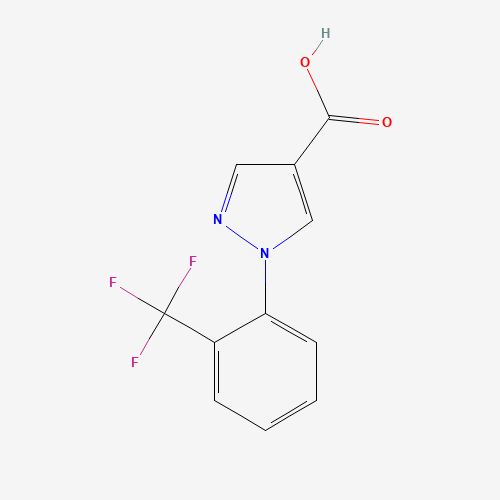 1-[2-(trifluoromethyl)phenyl]pyrazole-4-carboxylic acid (CAS: 1260855-51-3) - Related Chemical Product