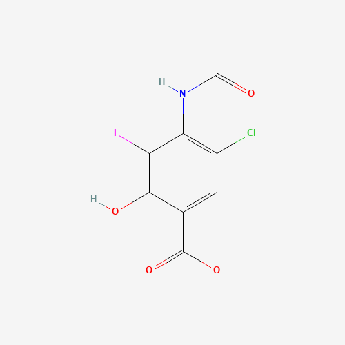 methyl 4-acetamido-5-chloro-2-hydroxy-3-iodobenzoate (CAS: 143878-24-4) - Related Chemical Product