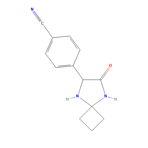 4-(7-oxo-5,8-diazaspiro[3.4]octan-6-yl)benzonitrile (CAS: 1272755-89-1) - Related Chemical Product