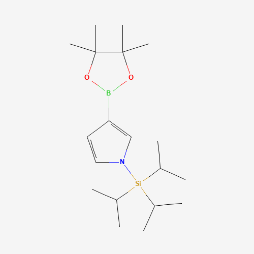 tri(propan-2-yl)-[3-(4,4,5,5-tetramethyl-1,3,2-dioxaborolan-2-yl)pyrrol-1-yl]silane (CAS: 365564-11-0) - Related Chemical Product
