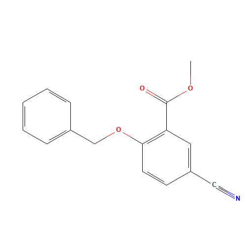 methyl 5-cyano-2-phenylmethoxybenzoate (CAS: 518978-02-4) - Related Chemical Product
