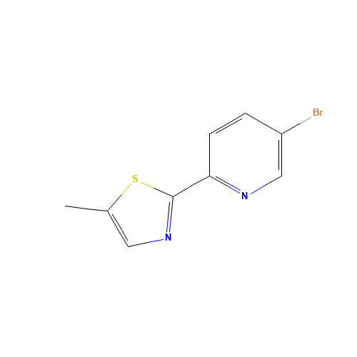 2-(5-bromopyridin-2-yl)-5-methyl-1,3-thiazole (CAS: 1319255-92-9) - Related Chemical Product