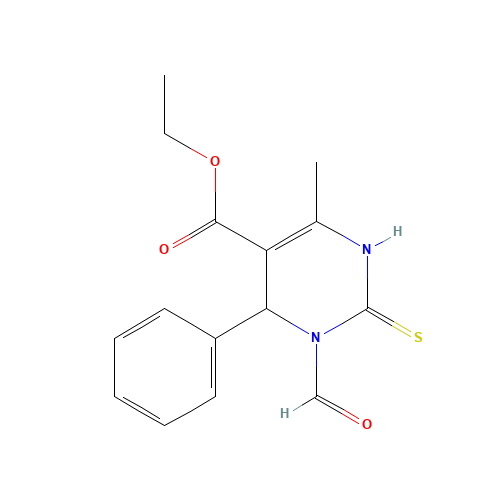 ethyl 3-formyl-6-methyl-4-phenyl-2-sulfanylidene-1,4-dihydropyrimidine-5-carboxylate (CAS: 123044-10-0) - Related Chemical Product