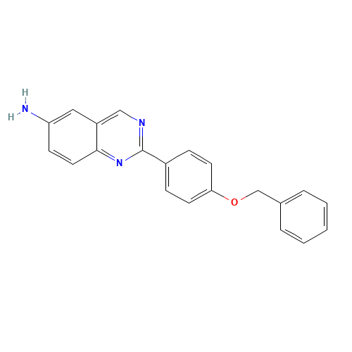 2-(4-phenylmethoxyphenyl)quinazolin-6-amine (CAS: 1004997-88-9) - Related Chemical Product