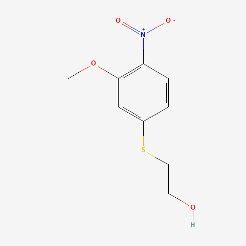 2-(3-methoxy-4-nitrophenyl)sulfanylethanol (CAS: 100777-49-9) - Related Chemical Product
