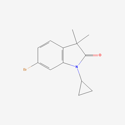 6-bromo-1-cyclopropyl-3,3-dimethylindol-2-one (CAS: 1581753-62-9) - Related Chemical Product