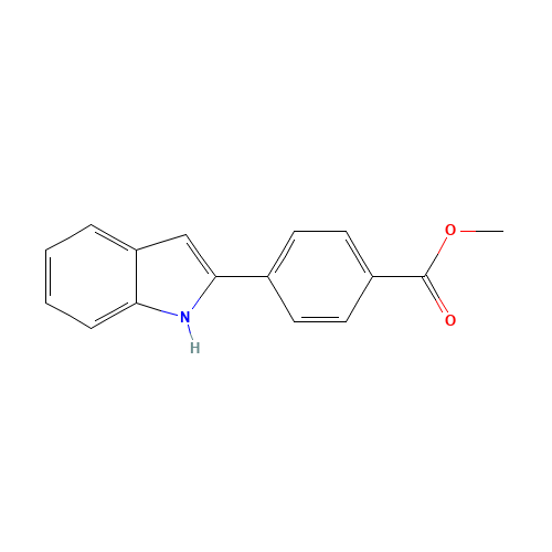 methyl 4-(1H-indol-2-yl)benzoate (CAS: 485321-10-6) - Related Chemical Product