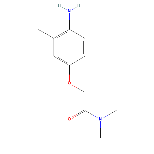 2-(4-amino-3-methylphenoxy)-N,N-dimethylacetamide (CAS: 201853-08-9) - Related Chemical Product