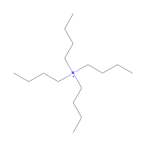 tetrabutylazanium (CAS: 10549-76-5) - Chemical Structure and Molecular Formula 