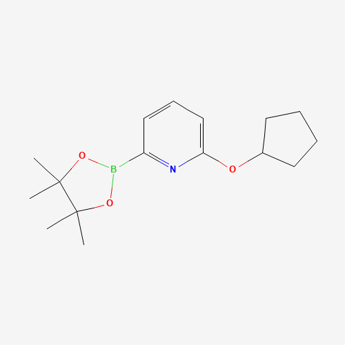 2-cyclopentyloxy-6-(4,4,5,5-tetramethyl-1,3,2-dioxaborolan-2-yl)pyridine (CAS: 1193245-09-8) - Related Chemical Product