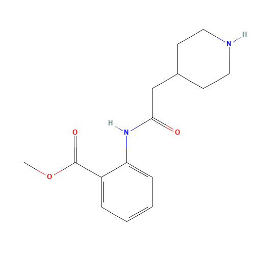 methyl 2-[(2-piperidin-4-ylacetyl)amino]benzoate (CAS: 906004-84-0) - Related Chemical Product