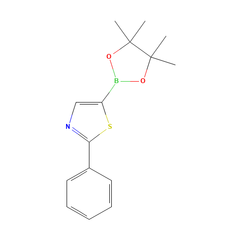 2-phenyl-5-(4,4,5,5-tetramethyl-1,3,2-dioxaborolan-2-yl)-1,3-thiazole (CAS: 1225053-32-6) - Related Chemical Product