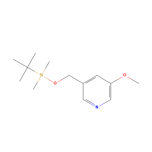 tert-butyl-[(5-methoxypyridin-3-yl)methoxy]-dimethylsilane (CAS: 1045855-62-6) - Related Chemical Product