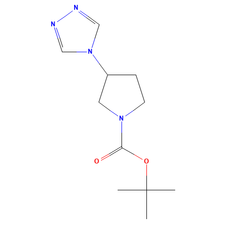 tert-butyl 3-(1,2,4-triazol-4-yl)pyrrolidine-1-carboxylate (CAS: 1186300-51-5) - Related Chemical Product