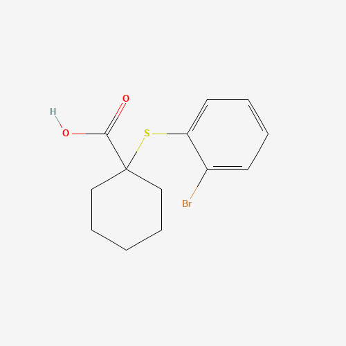 1-(2-bromophenyl)sulfanylcyclohexane-1-carboxylic acid (CAS: 459164-75-1) - Related Chemical Product