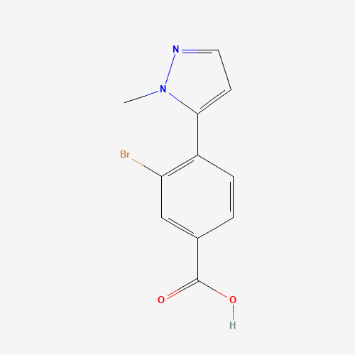 3-bromo-4-(2-methylpyrazol-3-yl)benzoic acid (CAS: 1067613-65-3) - Related Chemical Product