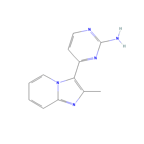 4-(2-methylimidazo[1,2-a]pyridin-3-yl)pyrimidin-2-amine (CAS: 611239-37-3) - Related Chemical Product