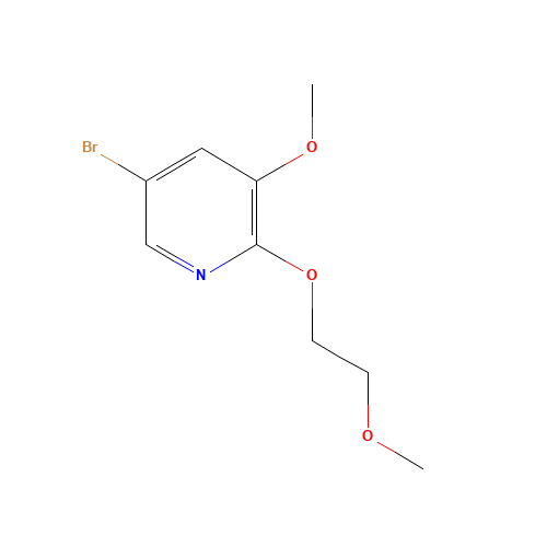 5-bromo-3-methoxy-2-(2-methoxyethoxy)pyridine (CAS: 1315545-04-0) - Related Chemical Product