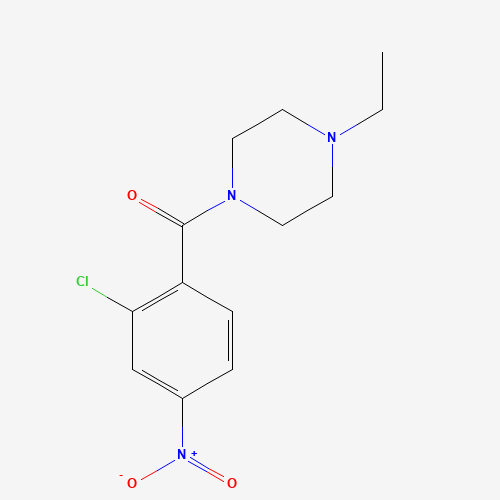 (2-chloro-4-nitrophenyl)-(4-ethylpiperazin-1-yl)methanone (CAS: 545369-75-3) - Related Chemical Product