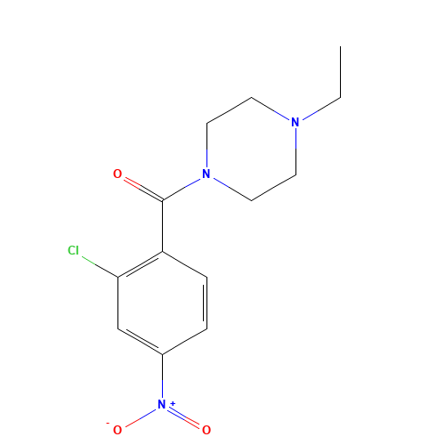 (2-chloro-4-nitrophenyl)-(4-ethylpiperazin-1-yl)methanone (CAS: 545369-75-3) - Related Chemical Product