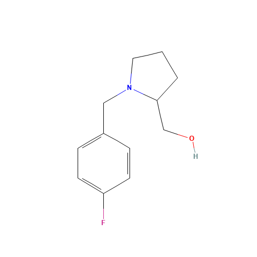 [1-[(4-fluorophenyl)methyl]pyrrolidin-2-yl]methanol (CAS: 864415-55-4) - Related Chemical Product