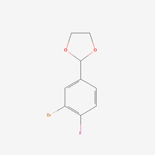 2-(3-bromo-4-fluorophenyl)-1,3-dioxolane (CAS: 77771-04-1) - Related Chemical Product