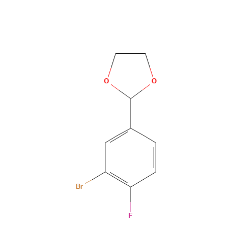 2-(3-bromo-4-fluorophenyl)-1,3-dioxolane (CAS: 77771-04-1) - Related Chemical Product