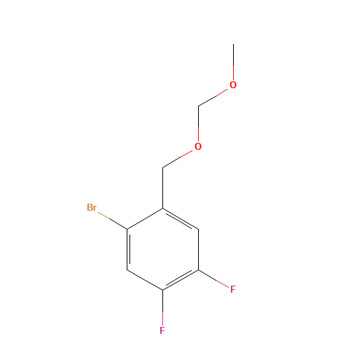 1-bromo-4,5-difluoro-2-(methoxymethoxymethyl)benzene (CAS: 905710-70-5) - Related Chemical Product