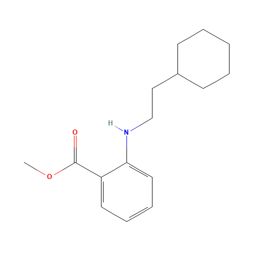 methyl 2-(2-cyclohexylethylamino)benzoate (CAS: 931400-36-1) - Related Chemical Product