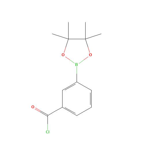 3-(4,4,5,5-tetramethyl-1,3,2-dioxaborolan-2-yl)benzoyl chloride (CAS: 1181329-14-5) - Related Chemical Product
