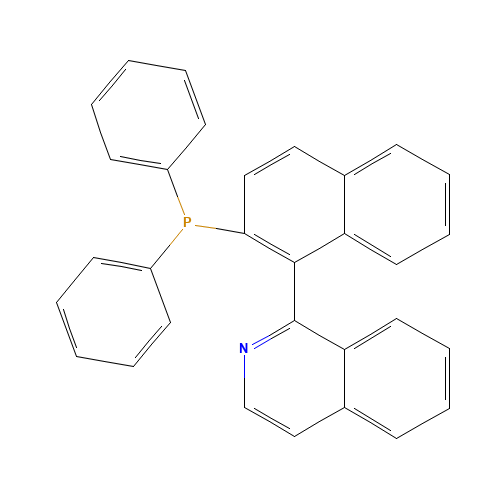 (1-isoquinolin-1-ylnaphthalen-2-yl)-diphenylphosphane (CAS: 149341-33-3) - Related Chemical Product