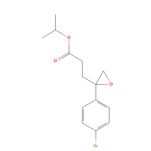 propan-2-yl 3-[2-(4-bromophenyl)oxiran-2-yl]propanoate (CAS: 1476776-39-2) - Related Chemical Product