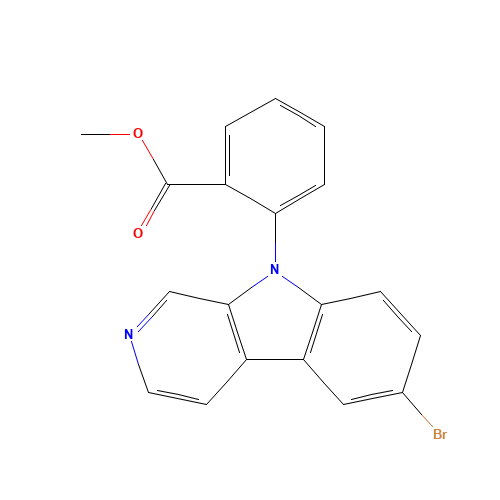methyl 2-(6-bromopyrido[3,4-b]indol-9-yl)benzoate (CAS: 1309460-68-1) - Related Chemical Product