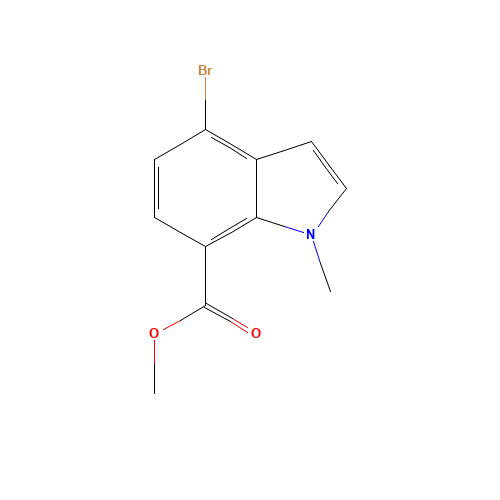 methyl 4-bromo-1-methylindole-7-carboxylate (CAS: 1219741-47-5) - Related Chemical Product