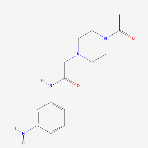 2-(4-acetylpiperazin-1-yl)-N-(3-aminophenyl)acetamide (CAS: 954265-93-1) - Related Chemical Product