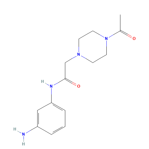2-(4-acetylpiperazin-1-yl)-N-(3-aminophenyl)acetamide (CAS: 954265-93-1) - Related Chemical Product